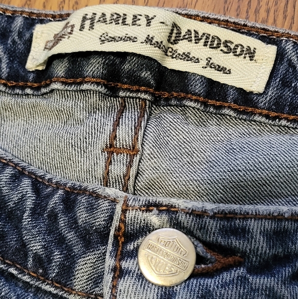 Harley-Davidson Vintage Bootcut Jeans Women’s Size 8 Made in Canada A31 - Picture 5 of 11